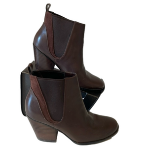 Cole Haan Brown Leather Ankle Booties